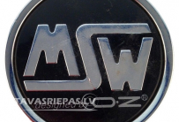 MSW Cap 54.5 mm 54.5 mm, Black/Chrome